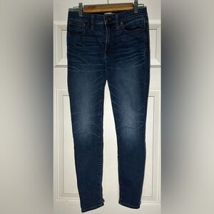 Madewell Blue Skinny Jeans with Classic Indigo Wash